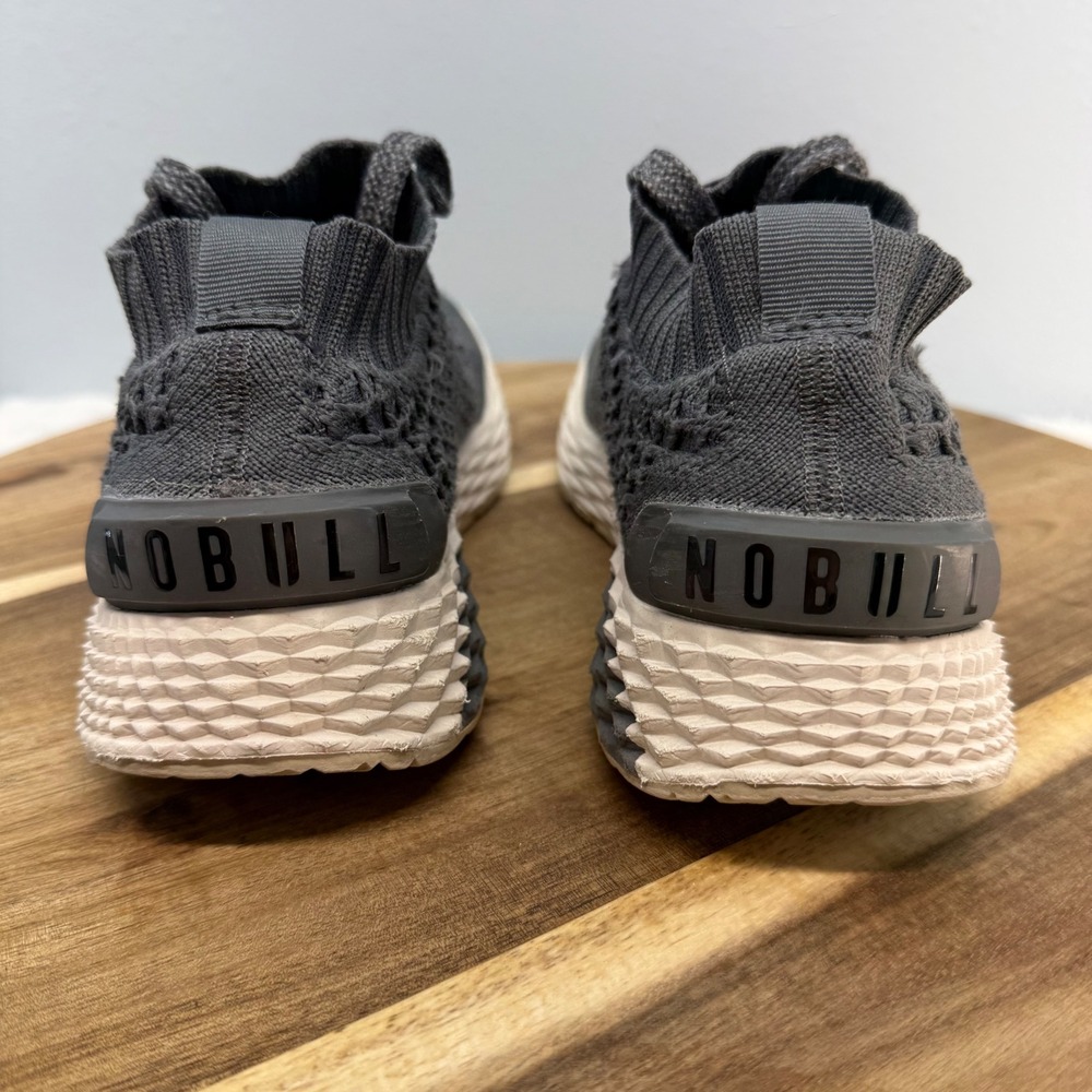 NOBULL Allday Knit Shoes Women's 8.5 Men 7 Gray Gum Lightweight Training Sneaker - Picture 5 of 12